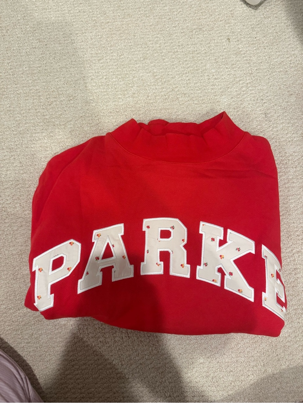 PARKER Kids Red Graphic Pullover Sweatshirt